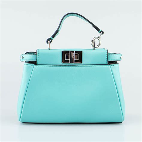 fendi peekaboo turquoise|fendi purses.